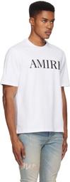 AMIRI White 'AMIRI' Core Logo T-shirt