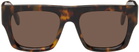 Palm Angels Tortoiseshell Pixley Sunglasses