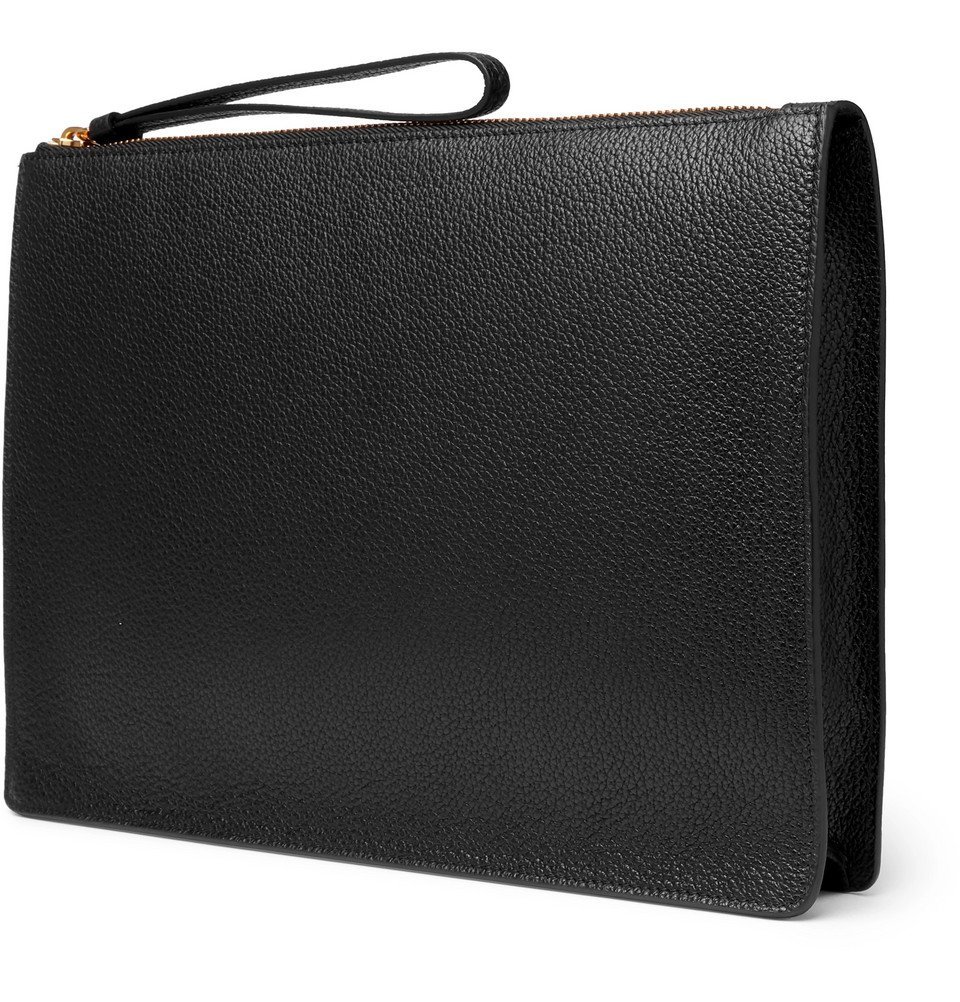 Leather discount pouch men