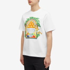 Casablanca Men's Triomphe D'Orange T-Shirt in White