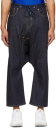 Fumito Ganryu Indigo 5-Pocket Sarouel Jeans
