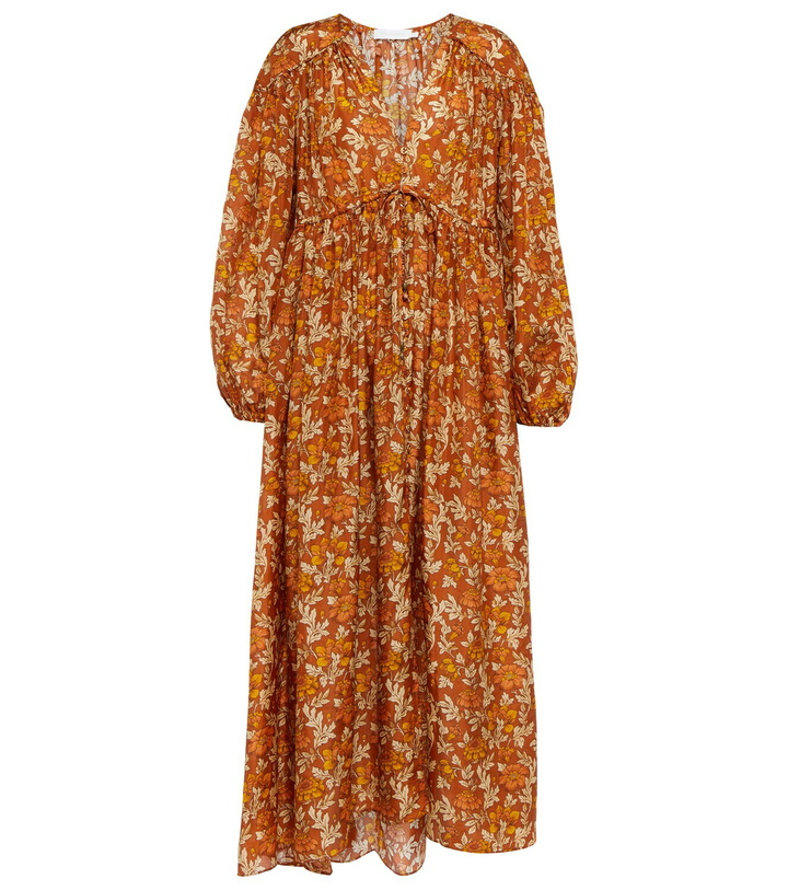 Photo: Zimmermann - Andie floral printed silk midi dress