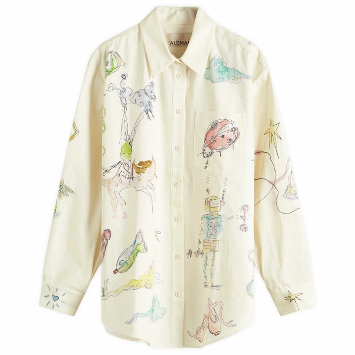 Photo: ALÉMAIS Women's Court Denim Overshirt in Cream