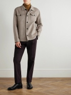 Kiton - Wool and Cashmere-Blend Overshirt - Neutrals