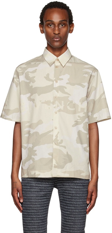 Photo: Givenchy Beige Button Up Shirt