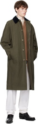 A.P.C. Khaki Gaspard Mac Raincoat