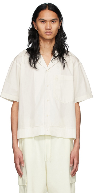 Photo: ANDREĀDAMO SSENSE Exclusive Off-White Cotton Shirt