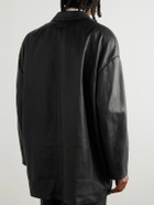 Fear of God - Full-Grain Leather Jacket - Black