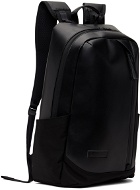 master-piece Black Slick Leather Backpack