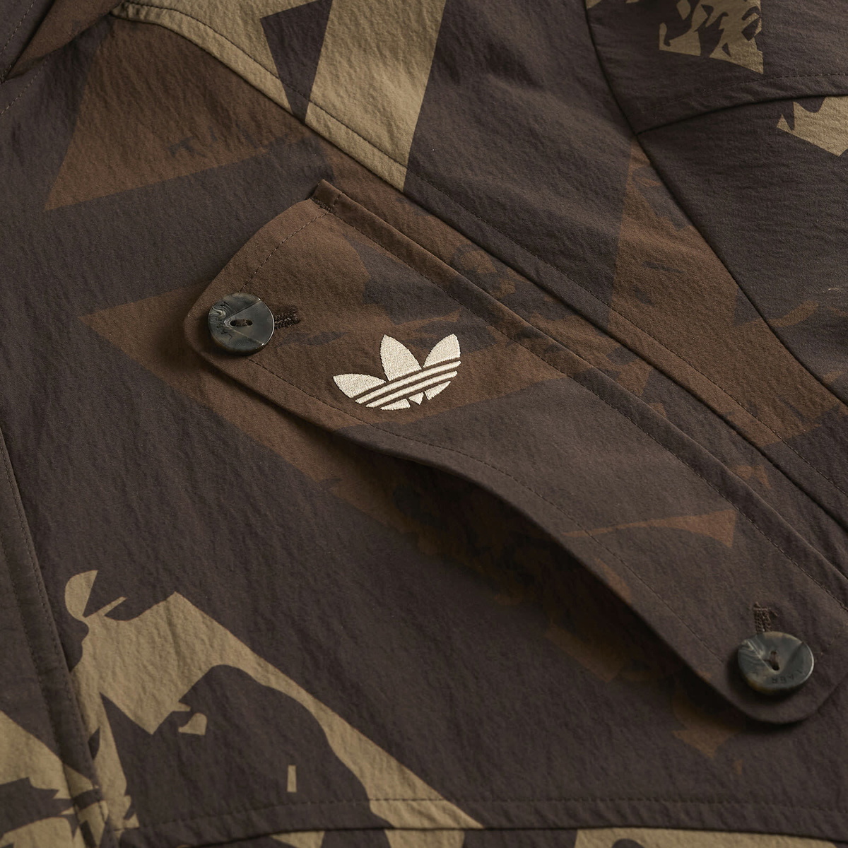 END. x Adidas x Labrum Jacket in Night Brown