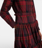 Polo Ralph Lauren Belted plaid cotton-blend shirt dress