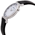 Bulova Quartz Crystal White Mother of Pearl Dial Ladies Watch 96P210