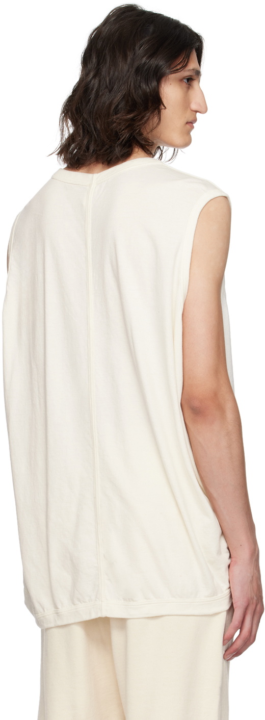 Jan-Jan Van Essche Off-White Crewneck Tank Top