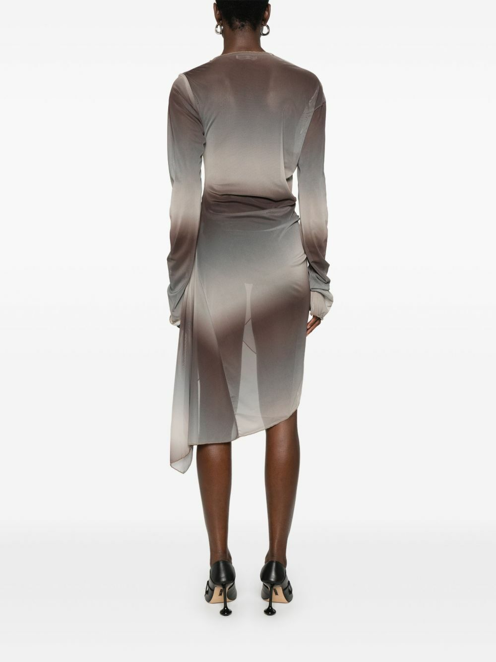 Jade Cropper Draped Twisted Mini Dress