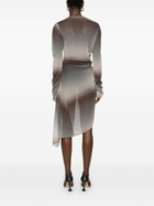 Jade Cropper Draped Twisted Mini Dress