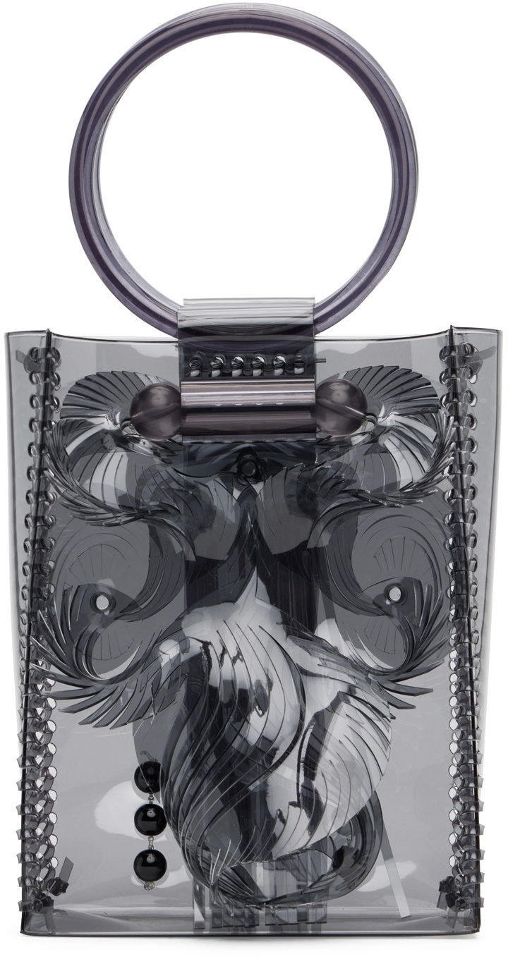 Mame Kurogouchi Black Mini Sculptural Bag