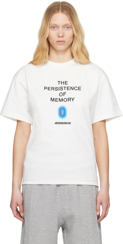 Photo: ADER error White Blue Net Product. 49 T-shirt