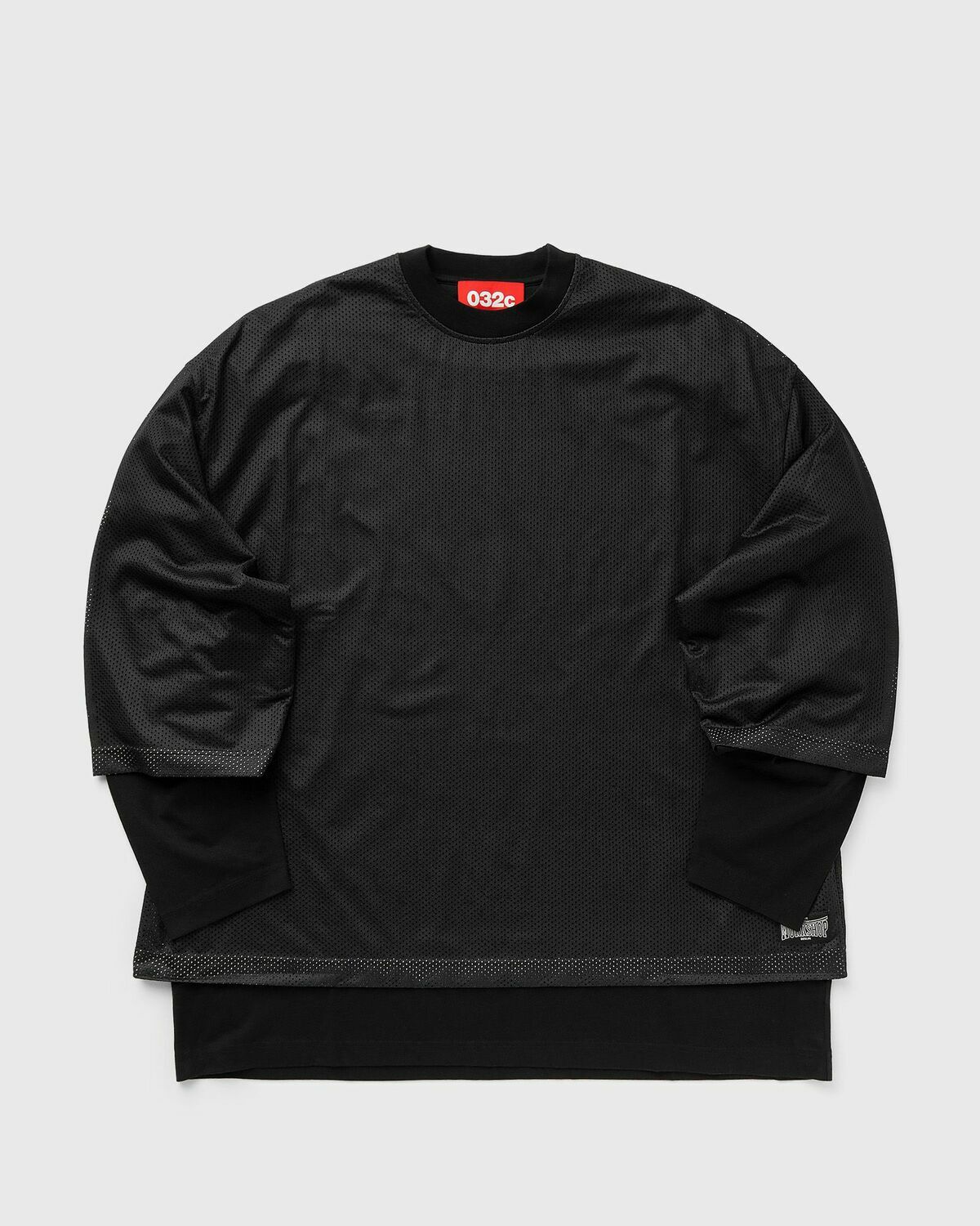 032c Game Layered Mesh Longsleeve Black Longsleeves 032c