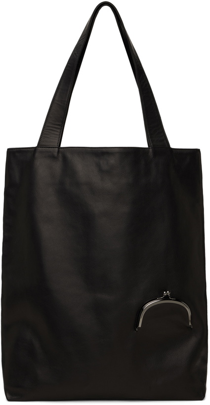 Photo: Yohji Yamamoto Black discord Large Clasp Tote