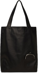 Yohji Yamamoto Black discord Large Clasp Tote