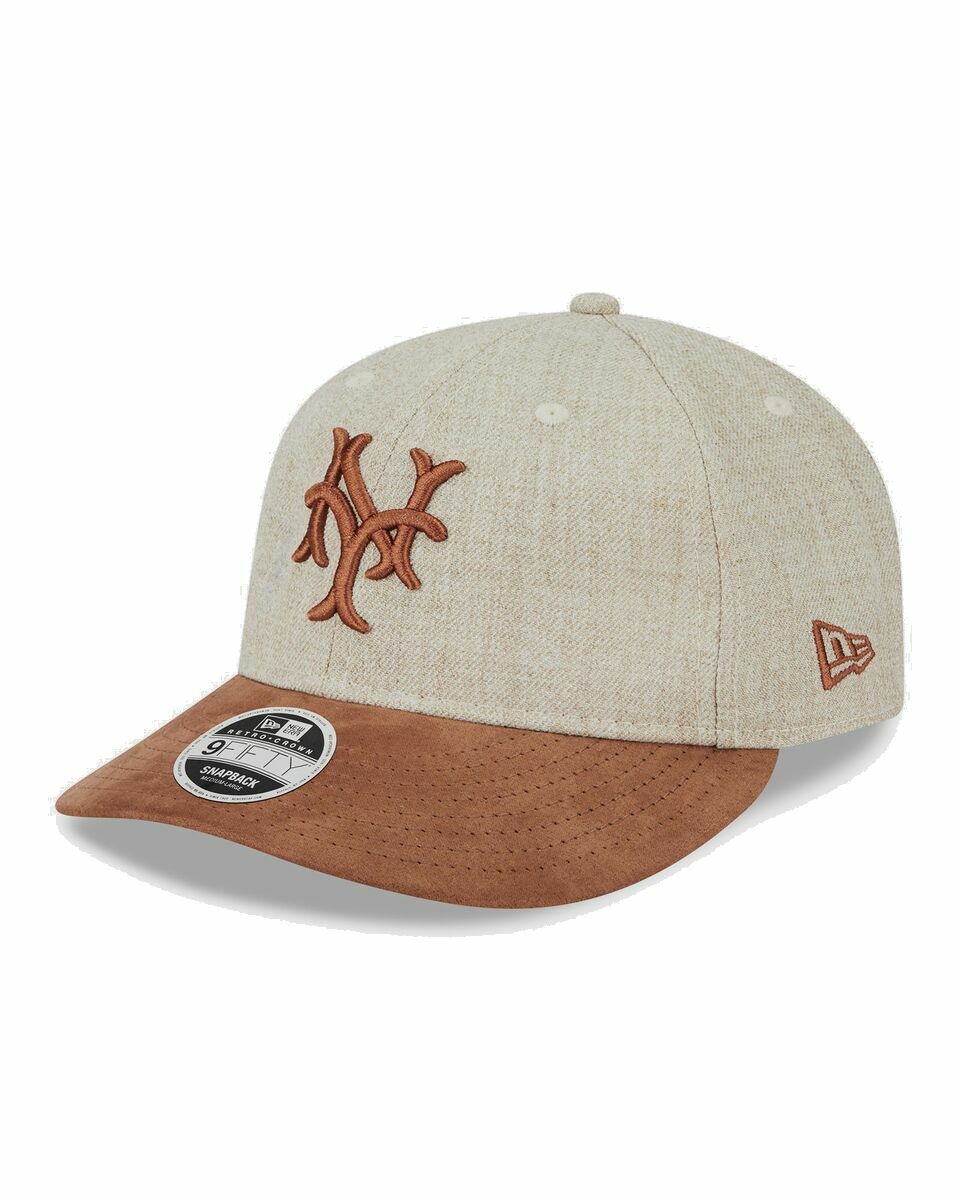 Photo: New Era Mlb Two Tone Marl 9 Fifty Rc New York Mets Brown/Beige - Mens - Caps