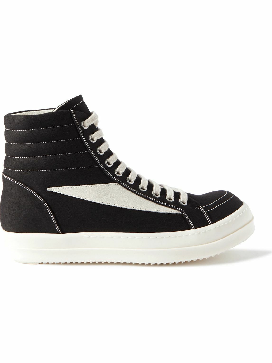 Rick Owens DRKSHDW Contrast Stitch Low Canvas Sneaker Rick Owens Drkshdw