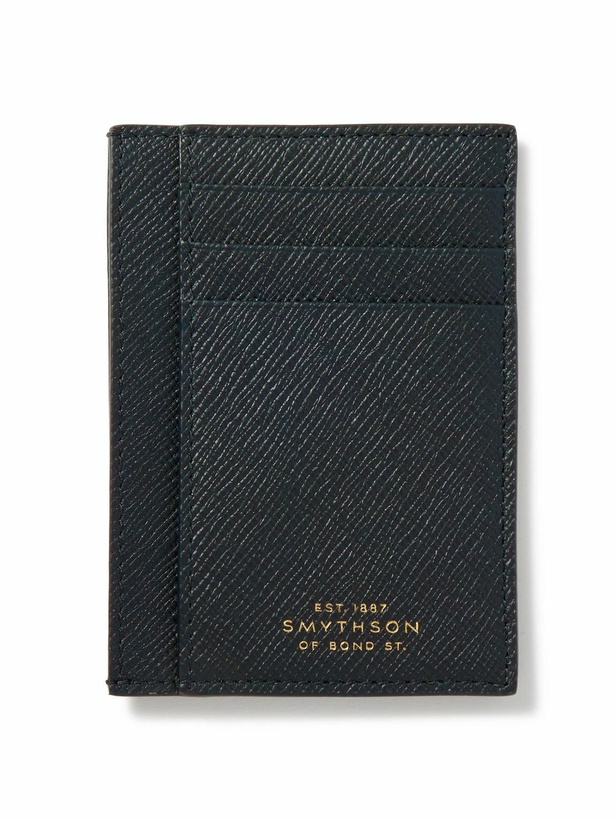 Photo: SMYTHSON - Panama Cross-Grain Leather Cardholder