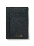 SMYTHSON - Panama Cross-Grain Leather Cardholder