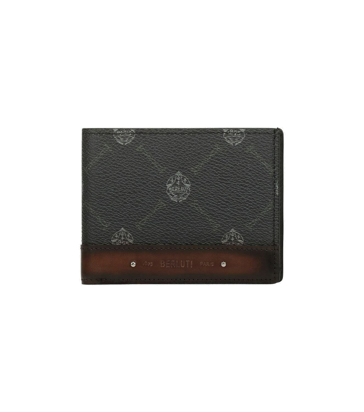 Berluti - Excursion Signature Logo-Print Canvas and Leather