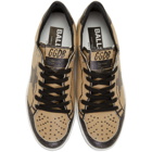 Golden Goose Brown Drawing Ball Star Sneakers