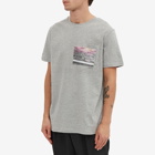 A.P.C. Men's Elias Pocket Print T-Shirt in Heathered Grey