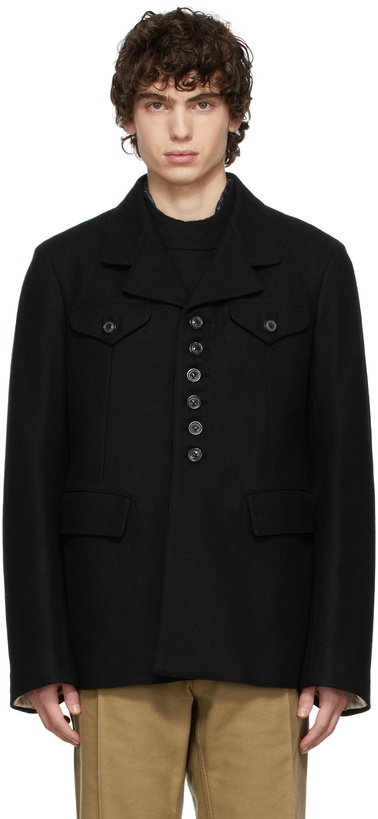 Photo: Maison Margiela Black Wool Blazer