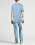Brunello Cucinelli Mens T-shirt in Light blue