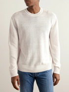 Zegna - Linen and Silk-Blend Sweater - White