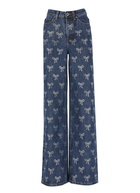 self-portrait Jeans With Rhinestones