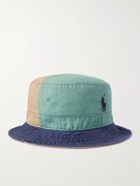 Polo Ralph Lauren - Logo-Embroidered Patchwork Cotton-Twill Bucket Hat - Multi