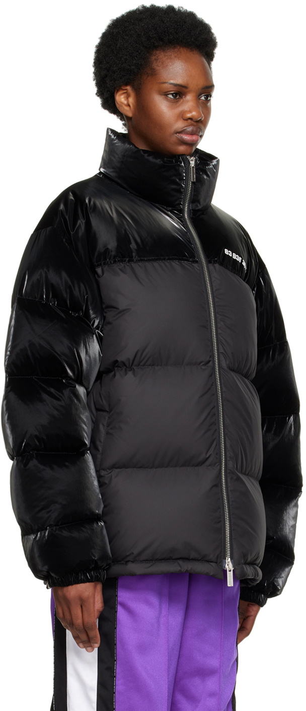 VTMNTS Black Color Block Down Jacket