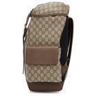 Gucci Brown Medium GG Ophidia Backpack