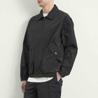 Snow Peak Men's Light Dobby Cloth Harrington Jacket in Black