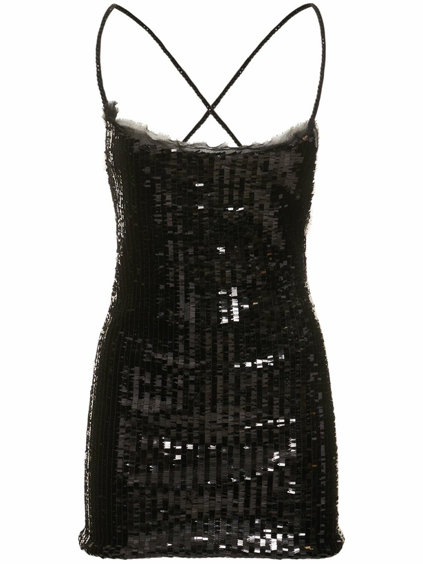 Photo: ROBERTO CAVALLI Sequined Mini Dress