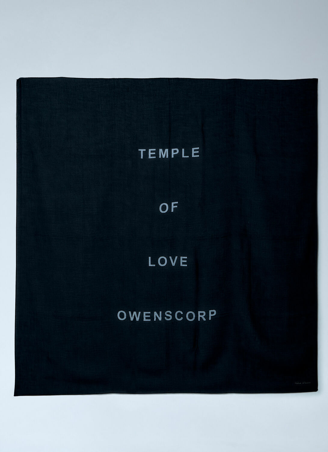 Rick Owens Printed Cotton Scarf