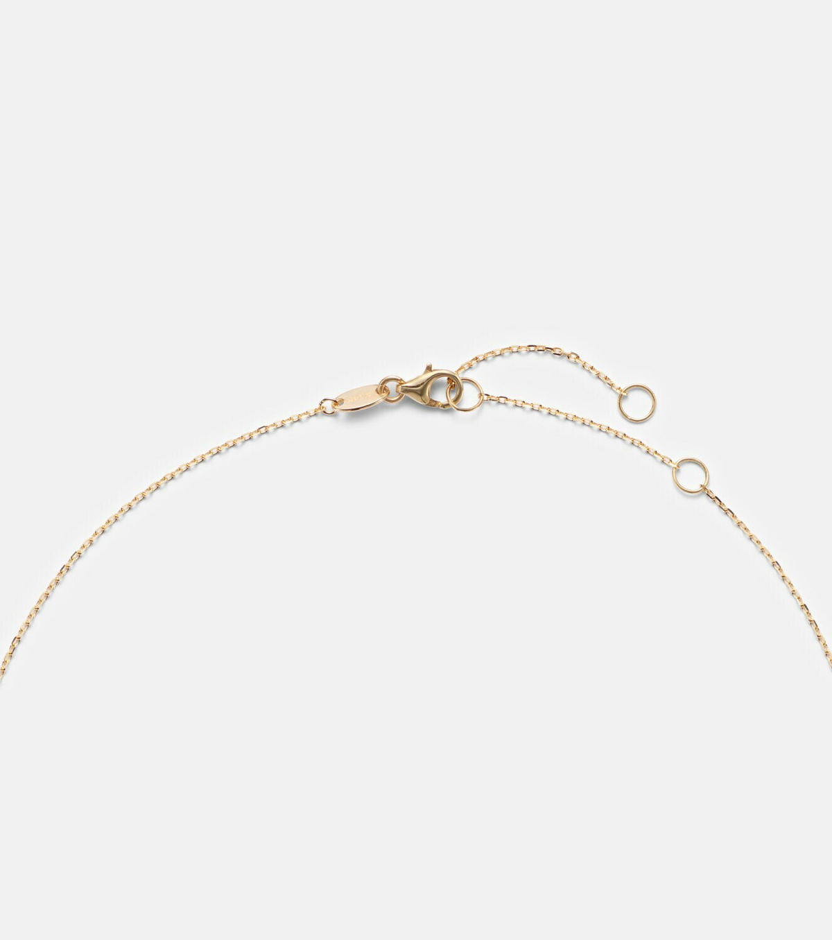Stone and Strand Bagel Brunch 14kt gold pendant necklace with diamonds