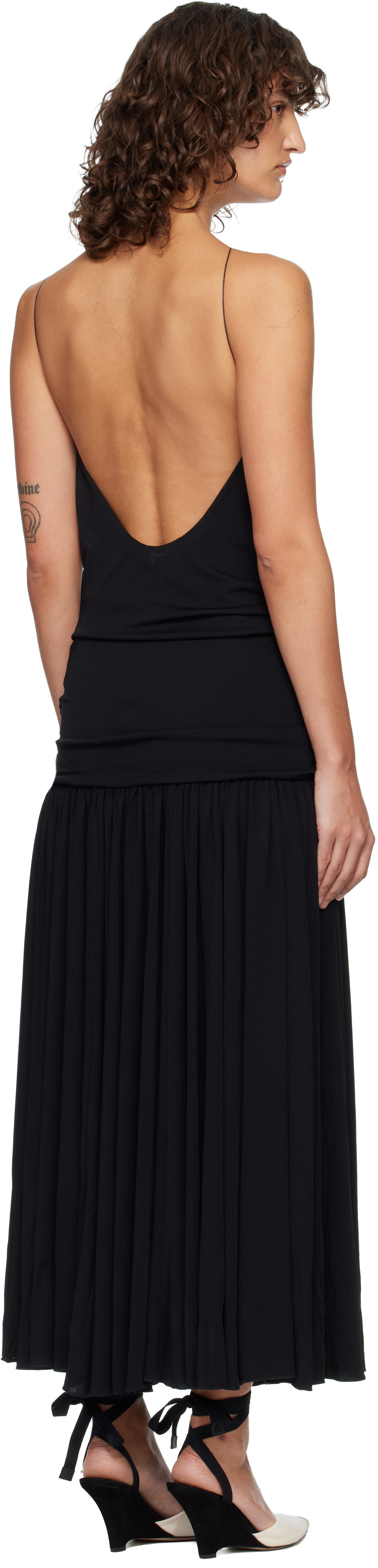 JACQUEMUS Black 'The Abiha' Maxi Dress
