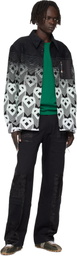 Casablanca Black Nylon Mountain Camo Cargo Pants