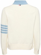 THOM BROWNE Layered V Neck Polo Sweater