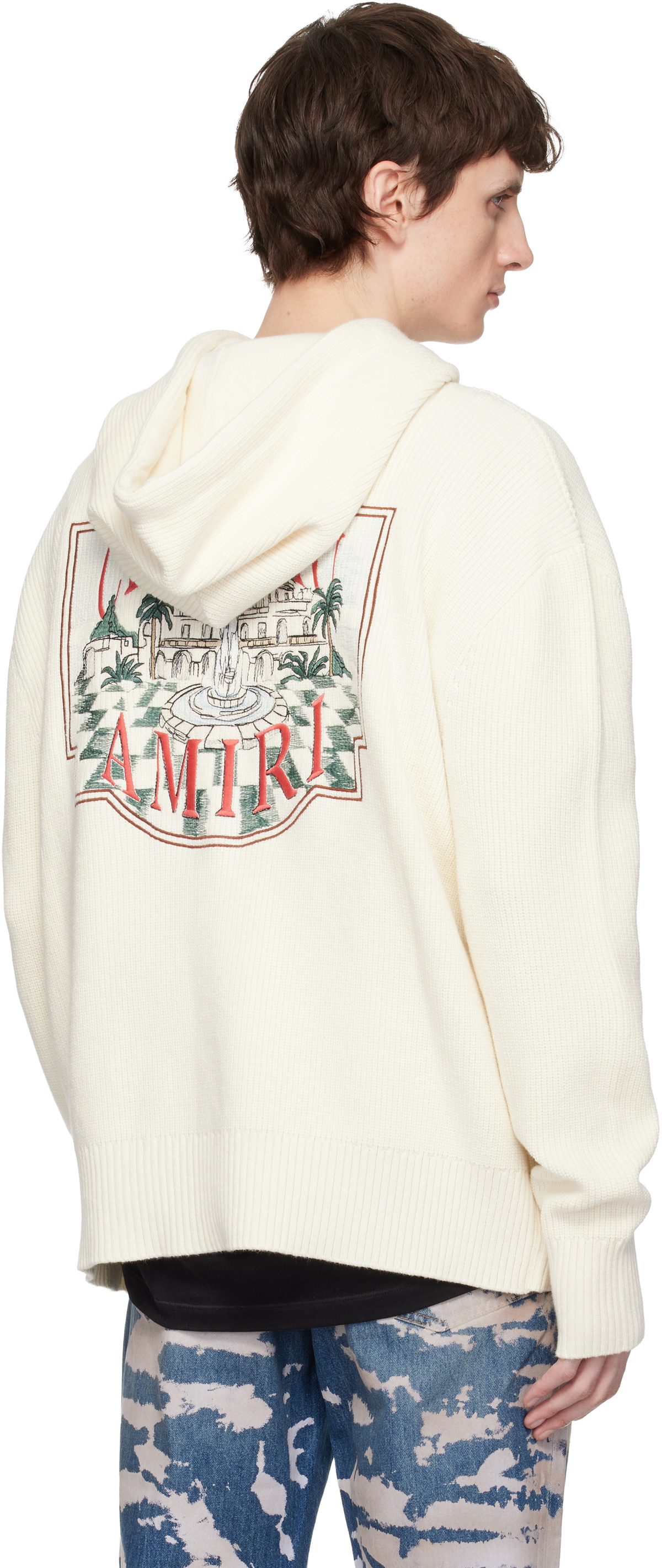 AMIRI Off-White Chateau Sketch Hoodie