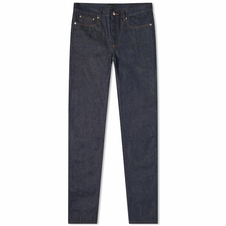 Photo: A.P.C. Men's Petit New Standard Jean in Raw Indigo