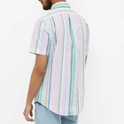 Polo Ralph Lauren Men's Funmix Stripe Vacation Shirt in Pink/Blue Multi