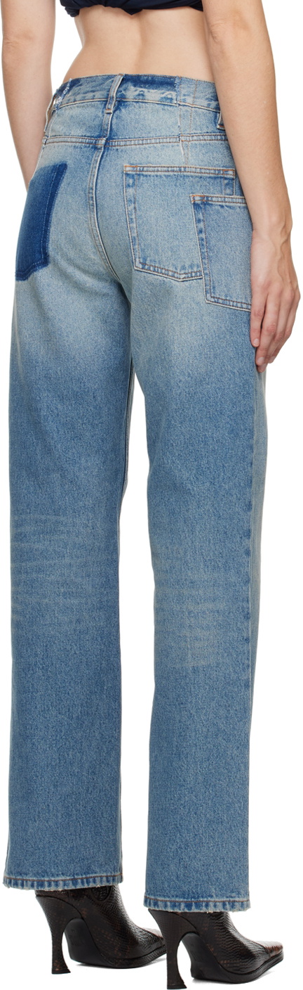 GAUCHERE Blue Cutout Jeans