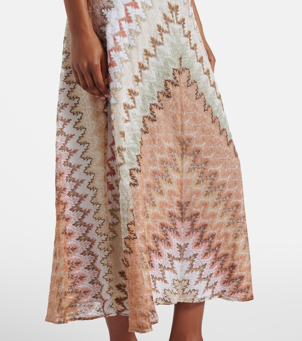 Missoni Lamé midi dress